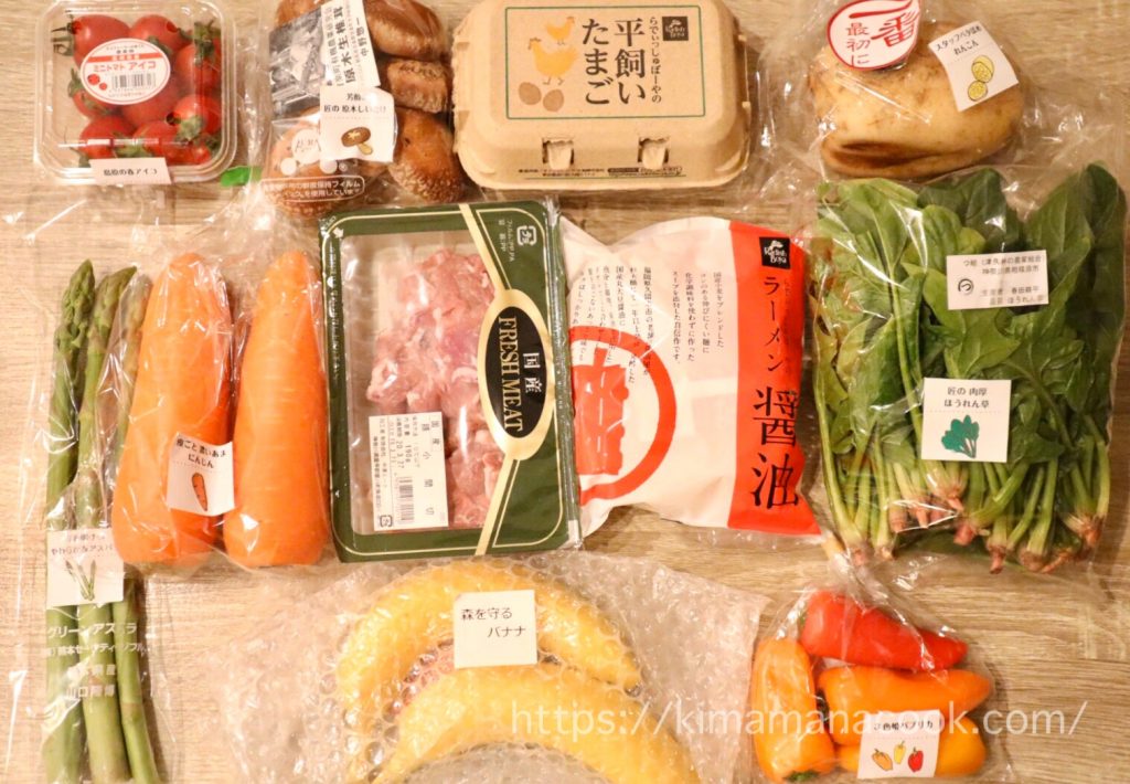 らでっしゅぼーやおためしセット